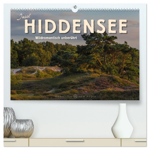 Insel Hiddensee - Wildromantisch unberührt (hochwertiger Premium Wandkalender 2025 DIN A2 quer), Kunstdruck in Hochglanz - Karl H. Warkentin