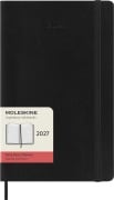 Cover-Bild zum Titel 'Moleskine 12 Monate Tagesnotizkalender 2027, L/A5, 1 Tag = 1 Seite, Weicher Einband, Schwarz' von ''