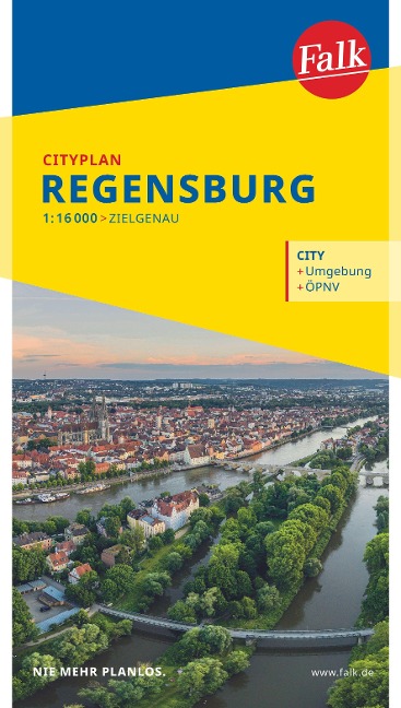 Falk Cityplan Regensburg 1:16.000 - 
