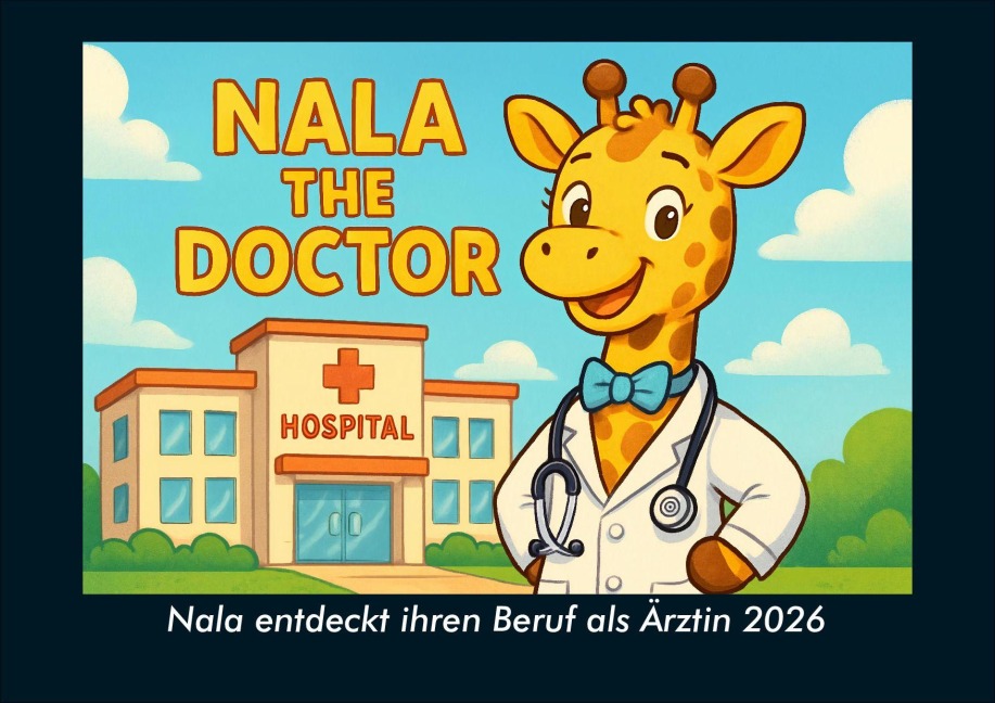 Nala entdeckt ihren Beruf als Ärztin 2026 Fotokalender DIN A4 - Kevin Heber, Tobias Schmitt