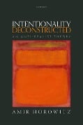 Cover-Bild zum Titel 'Intentionality Deconstructed' von 'Amir Horowitz'