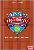 Cover-Bild zum Titel 'Tennistraining für jeden Tag' von 'Volker Wiegand'