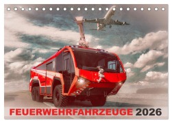 Cover-Bild zum Titel 'Feuerwehrfahrzeuge (Tischkalender 2026 DIN A5 quer), CALVENDO Monatskalender' von 'Mh CONNECT 112 Marcus Heinz'