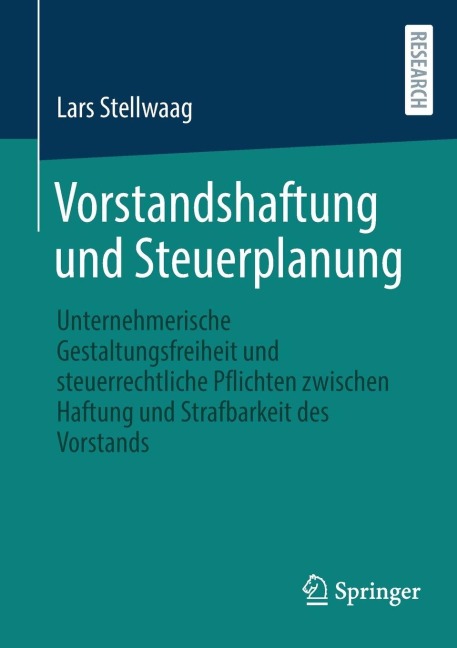 Vorstandshaftung und Steuerplanung - Lars Stellwaag