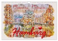 Hamburg - malerische Metropole (Wandkalender 2025 DIN A4 quer), CALVENDO Monatskalender - Peter Roder