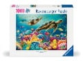 Cover-Bild zum Titel 'Erwachsenenpuzzle 1000 Teile - Blaue Unterwasserwelt' von ''