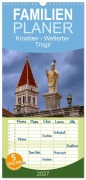 Cover-Bild zum Titel 'Familienplaner 2027 - Kroatien - Welterbe Trogir mit 5 Spalten (Wandkalender, 21 x 45 cm) CALVENDO' von 'Peter Schickert'