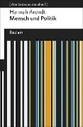 Cover-Bild zum Titel 'Mensch und Politik' von 'Hannah Arendt'