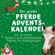 Cover-Bild zum Titel 'Der grosse Pferde-Adventskalender' von 'Bibi Hübsch'