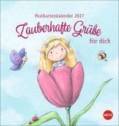 Cover-Bild zum Titel 'Zauberwesen Postkartenkalender 2027 - Zauberhafte Grüße für dich' von ''