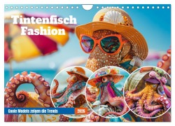 Cover-Bild zum Titel 'Tintenfisch Fashion. Coole Models zeigen die Trends (Wandkalender 2026 DIN A4 quer), CALVENDO Monatskalender' von 'Rose Hurley'