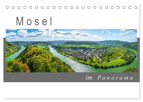 Mosel im Panorama (Tischkalender 2024 DIN A5 quer), CALVENDO Monatskalender - Jürgen Feuerer