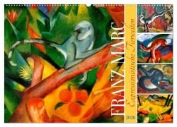 Cover-Bild zum Titel 'Expressionistische Tierwelten (Wandkalender 2026 DIN A2 quer), CALVENDO Monatskalender' von 'Peter Balan'