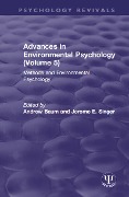 Cover-Bild zum Titel 'Advances in Environmental Psychology (Volume 5)' von ''