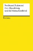 Cover-Bild zum Titel 'Der Alpenkönig und der Menschenfeind' von 'Ferdinand Raimund'
