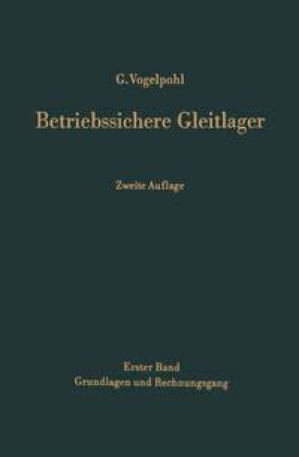 Betriebssichere Gleitlager - Georg Vogelpohl