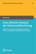 Cover-Bild zum Titel 'Eine ethische Analyse der Stammzellforschung' von 'Mario Kropf'
