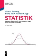 Cover-Bild zum Titel 'Statistik' von 'Günter Bamberg, Franz Baur, Michael Krapp'