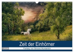 Cover-Bild zum Titel 'Zeit der Einhörner (Wandkalender 2026 DIN A3 quer), CALVENDO Monatskalender' von 'Simone Wunderlich'