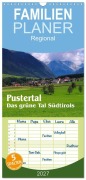Cover-Bild zum Titel 'Familienplaner 2027 - Pustertal - Das grüne Tal Südtirols mit 5 Spalten (Wandkalender, 21 x 45 cm) CALVENDO' von 'LianeM LianeM'