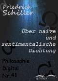 Cover-Bild zum Titel 'Über naive und sentimentalische Dichtung' von 'Friedrich Schiller'
