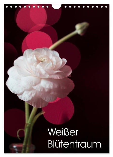 Weißer Blütentraum (Wandkalender 2024 DIN A4 hoch), CALVENDO Monatskalender - Ulrike Adam