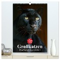 Großkatzen. Raubkatzengesichter (hochwertiger Premium Wandkalender 2025 DIN A2 hoch), Kunstdruck in Hochglanz - Elisabeth Stanzer