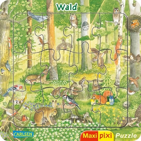 Maxi-Pixi-Puzzle VE 5: Wald (5 Exemplare) - Christine Henkel