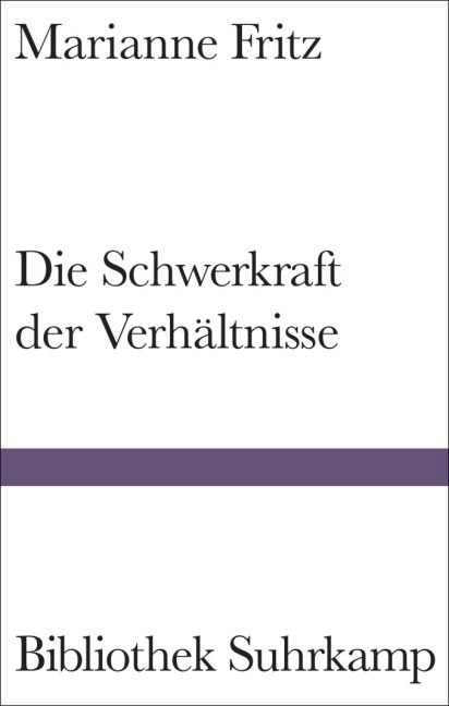 Die Schwerkraft der Verhältnisse - Marianne Fritz
