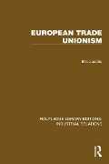 Cover-Bild zum Titel 'European Trade Unionism' von 'Eric Jacobs'