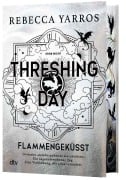 Cover-Bild zum Titel 'Threshing Day - Flammengeküsst' von 'Rebecca Yarros'