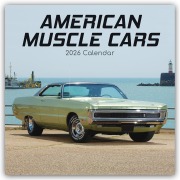 Cover-Bild zum Titel 'American Muscle Cars - Amerikanische Muscle-Cars 2026 - 16-Monatskalender' von 'Gifted Stationery'