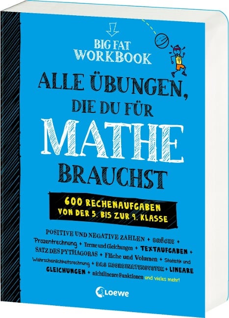 Big Fat Workbook - Alle Übungen, die du für Mathe brauchst - 