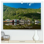 Sommer in Norwegen (hochwertiger Premium Wandkalender 2026 DIN A2 quer), Kunstdruck in Hochglanz - Romanburri Photography