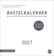 Cover-Bild zum Titel 'Premium-Bastelkalender weiß groß 2027' von ''