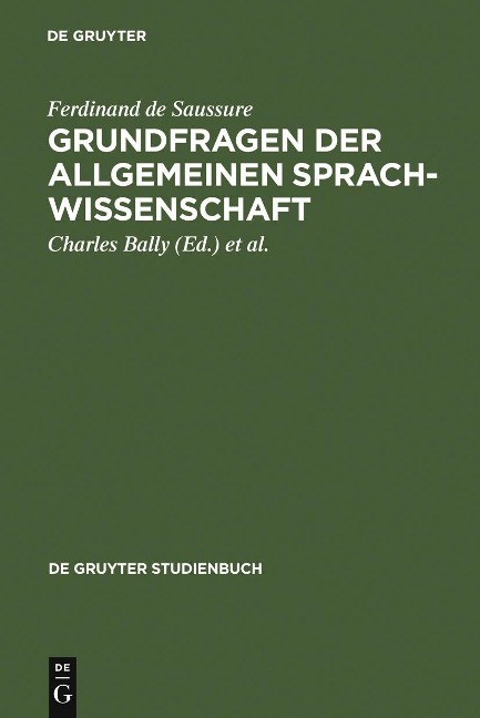 Grundfragen der allgemeinen Sprachwissenschaft - Ferdinand De Saussure