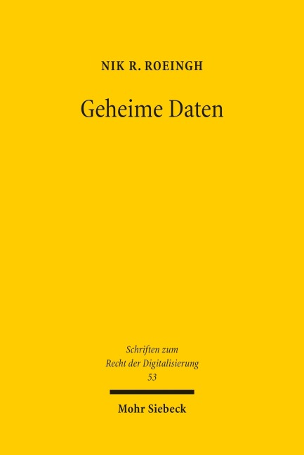 Geheime Daten - Nik R. Roeingh