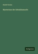 Cover-Bild zum Titel 'Mysterium der Sebaldusnacht' von 'Rudolf Greinz'