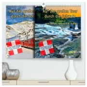 Auf der großen Tour durch die Schweiz, Etappe 2, Genfer See nach St. Gallen (hochwertiger Premium Wandkalender 2025 DIN A2 quer), Kunstdruck in Hochglanz - Peter Roder