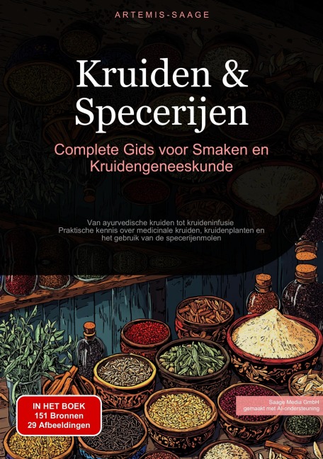 Kruiden & Specerijen: Complete Gids voor Smaken en Kruidengeneeskunde - Artemis Saage - Nederlands