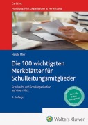 Cover-Bild zum Titel 'Die 100 wichtigsten Merkblätter für Schulleitungsmitglieder' von 'Harald Mier'