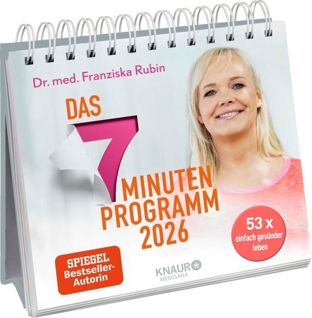 Wochenkalender 2026: Das 7-Minuten-Programm - Franziska Rubin