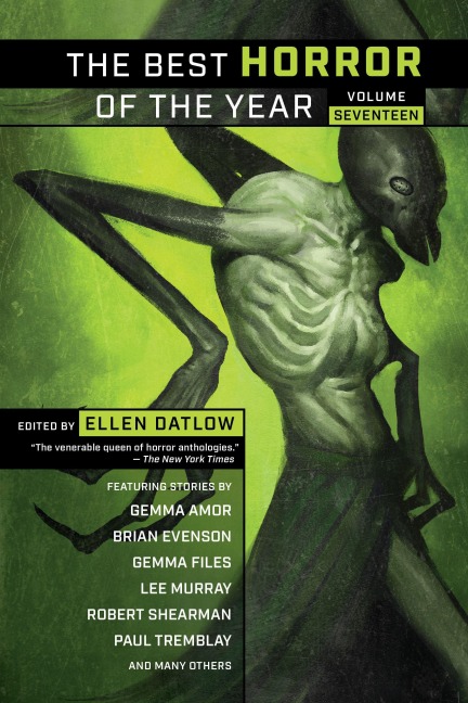 The Best Horror of the Year, Volume Seventeen - 