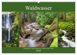 Cover-Bild zum Titel 'Waldwasser (Wandkalender 2026 DIN A2 quer), CALVENDO Monatskalender' von 'Thomas Klinder'