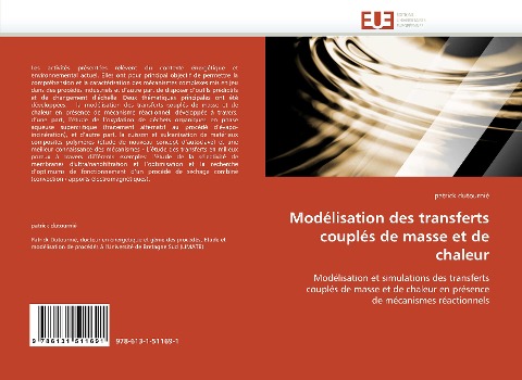 Modélisation des transferts couplés de masse et de chaleur - Patrick Dutournié