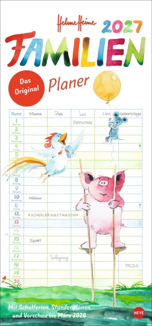 Helme Heine: Familienplaner 2027 - Helme Heine