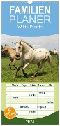 Familienplaner 2024 - Wilde Pferde mit 5 Spalten (Wandkalender, 21 x 45 cm) CALVENDO - Jens Kalanke