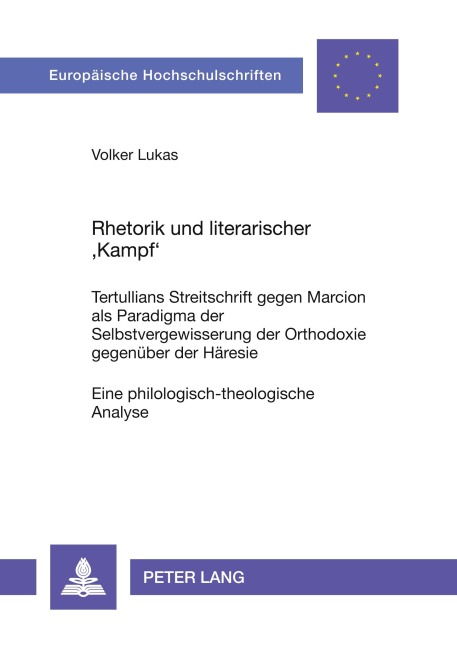 Rhetorik und literarischer 'Kampf' - Volker Lukas