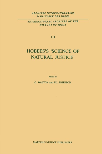 Hobbes's 'Science of Natural Justice' - 