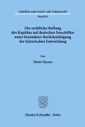 Cover-Bild zum Titel 'Die rechtliche Stellung des Kapitäns auf deutschen Seeschiffen unter besonderer Berücksichtigung der historischen Entwicklung.' von 'Dieter Hanses'